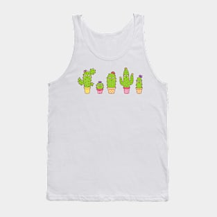 Cute flowering cactuses Tank Top